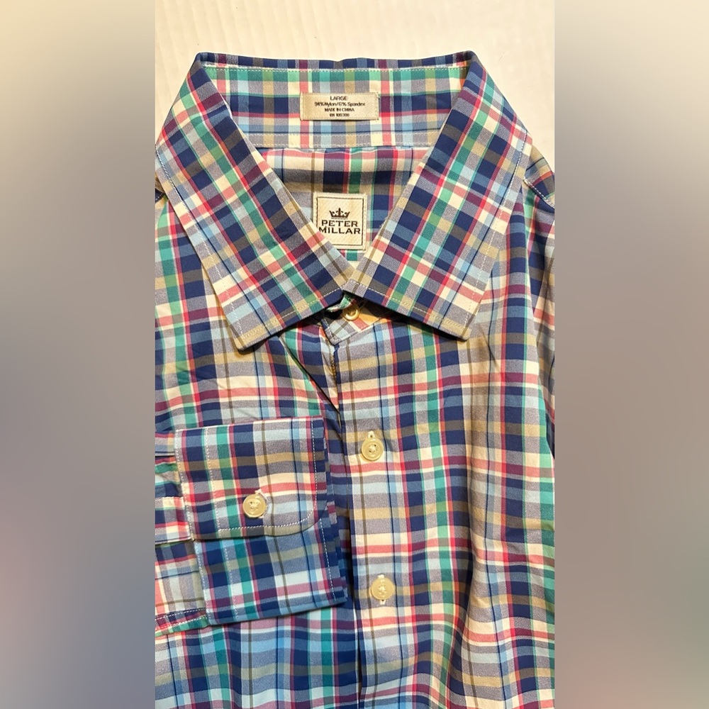 Peter Millar Men’s Shirt Crown Sport‎ Size L